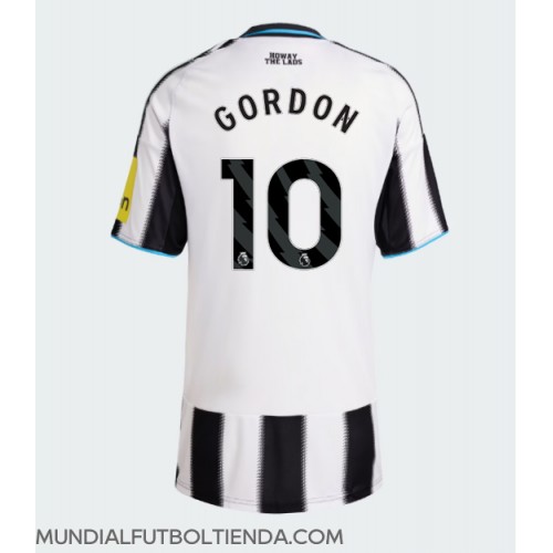 Camiseta Newcastle United Anthony Gordon #10 Primera Equipación Replica 2025-26 para mujer mangas cortas